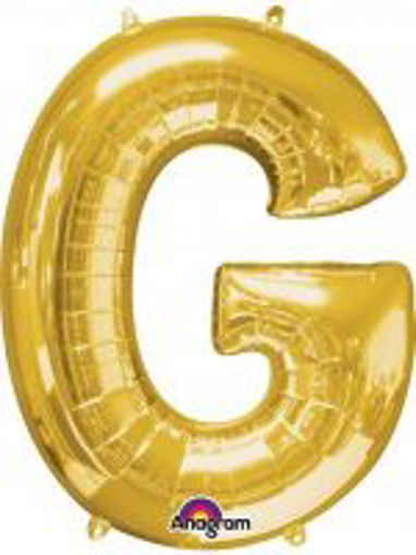 Picture of GOLD LETTER G FOIL BALLOON
